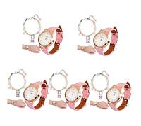 UKCOCO 5 Pz Bracciale Orologio Per Bambini Orologi Per Bambini Per Ragazze Orologi Degli Studenti Regali Per Bambini Coniglio Bambino Che Fa i Primi Passi Acciaio Inossidabile