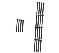 UKCOCO 5 Set Cinghie Fissaggio per Accessori per Scarpe Pattinaggio Fibbia Resistente E Duratura per Roller Skate E Pattinaggio su Ghiaccio 4 * 5