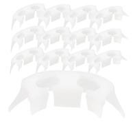 UKCOCO 5 Set Clip Fissaggio Piante Supporti Regolabili per Rampicanti Facili da Installare E Riutilizzabili Clip per Piegatura Piante per Maggiore 100 Pezzi*5