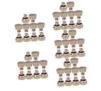 UKCOCO 5 Set Ugello Nebulizzatore Bassa Pressione Per Irrigazione Giardinaggio Spruzzatrice in Inossidabile Raffreddamento Per Esterni Facile Da Installare Resistente Perdite 10 Pezzi*5