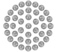 UKCOCO 50 Pezzi Capsule Vuote Ricaricabili N. 32 in Plastica per | Sfera Rotonda Apribile, Riutilizzabile, Argento, per Contenitori Giocattolo e Ricompense in Aula