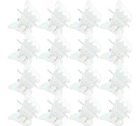 UKCOCO 50 Pezzi Fermagli per Chioma a Farfalla in Plastica, Mollette Decorative e Delicate per Chioma da Donna, per Acconciature Tutta la Giornata e Accessori per Styling
