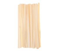UKCOCO 50 Pezzi Kit Craft Strisce Bamboo per Fan e Arte Fai da Te Materiale Naturale per Progetti Creativi e Strisce per Intrecciare