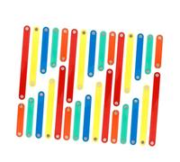 UKCOCO 50 Pezzi Strisce Geometriche Per Ragazzo Ragazza Strumenti Di Geometria Per Scuola Dell'infanzia Materiali Manipolativi Per Matematica Per Costruzione e Apprendimento