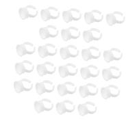 UKCOCO 500pezzi Coppetta per Anelli di Pigmento Strumento per Trucco Ciglia Coppetta Monouso per Inchiostro Porta Anelli Pigmento Uso Professionale e Fai da Te