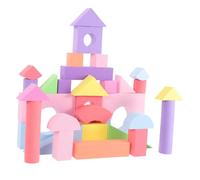 UKCOCO 52pezzi Blocchi Giocattolo Educativi Eva Colorati Blocchi Impilabili Da Costruzione Giocattoli Per Prima Infanzia Da Costruzione Per Ragazzo Ragazza Ragazza Piccoli