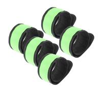 UKCOCO 5Pcs Braccialetti LED Slap per Corsa Fascia Riflettente per Sicurezza Notturna Braccialetti in Silicone Visibilità per Jogging e Fitness