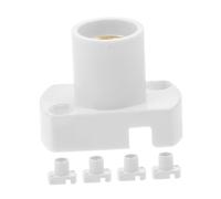 UKCOCO 5pezzi Portalampada Presa Base Vite Rettangolare per Luce Notturna Ricambio per Lampada Riscaldante Facile da Installare per Uso Interno