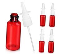 UKCOCO 5pezzi Spray Nasali Vuoti Piccoli Spray in Plastica Ricaricabili Trasparenti Confezione