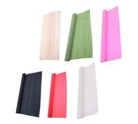 UKCOCO 6 Fogli di Carta Crespa Colorata per Confezioni Regalo e Decorazioni Floreali di Carta Elastica per Fioristi e Creazioni Artistiche