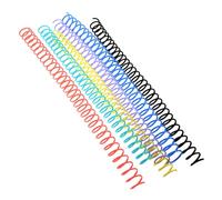 UKCOCO 6 pezzi Anelli per Rilegatura in Plastica Colorati Cerchi per Quaderni Mobili Leggeri e Portatili per DIY Notebook e Blocchi Note