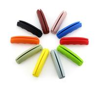 UKCOCO 6 Pezzi Impugnatura in Silicone Autobloccante per Sacchetti della | Forma Pesce, Confezione, Presa Confortevole, Uso Familiare e Regalo Colore Casuale