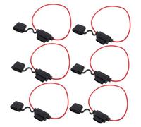UKCOCO 6 pezzi Kit Portafusibili con Supporto Inline per Auto Montaggio Pannello Protezione Veicolari Facile Installazione Senza Saldatura Compatibile con Fili Awg