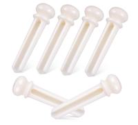 UKCOCO 6 pezzi Perni Ponte Chitarra Acustica in Osso di Bue Durezza e Finitura Raffinata per Suono e Facile