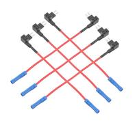 UKCOCO 6 pezzi Portafusibili Automotive Inline con Copertura Protettiva Resistente Fusibili Heavy Duty Facili da Installare per Protezione da Cortocircuiti e Sovraccarichi per Auto e