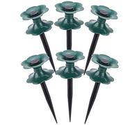 UKCOCO 6 Pezzi Punte Guida Tubo da Giardino Picchetti Supporto Resistente per Irrigazione Prato e Aiuole, Accessori per Tubi Flessibili Uso Domestico e Giardinaggio