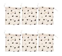 UKCOCO 6 Pezzi Sacchetti con Chiusura Pouches per Riutilizzabili Tessuto Organizer Compatti per Cosmetici e Piccoli Gadget per Viaggi e Regali