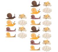 UKCOCO 6 Set del Ciclo di Crescita delle lumache Modelli del Ciclo di Crescita della Lumaca Giocattoli di plastica Lumaca Giocattoli per la Crescita delle lumache