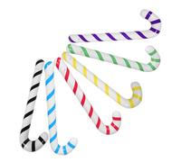 UKCOCO 6 stampelle gonfiabili decorazioni natalizie con zucchero canna da zucchero Natale decorazioni caramelle gonfiabili natalizi