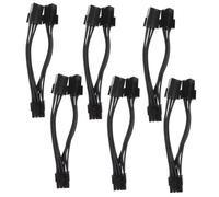 UKCOCO 6pezzi Adattatori Alimentazione Gpu Pin Pin Estensione Per Scheda Video Alimentazione Splitter y Pcie Gpu Per Scheda