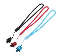 UKCOCO 6pezzi Corde Per Fotocamera Professionali Lanyard Per Action Camera e Selfie Stick Set Polsini Pratici Per Esterni Blu e Rosso