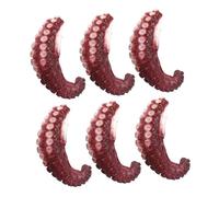 UKCOCO 6pezzi Polpo di Plastilina da Braccia Artigli di Polpo Realistici Accessori per Scherzi di Oggetti di Scena Marini Decorazioni per Casa e Ristorante