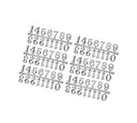 UKCOCO 6sets Numeri Arabi Per Orologi Digitali Kit Facile Installazione Per Decorazioni e Riparazioni Di Orologi Murali Per Progetti Creativi e Fai Te
