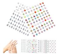 UKCOCO 7 fogli Adesivi con Autoadesivi Piccoli Glitter Brillanti per Festival Halloween Party Riutilizzabili e Resistenti