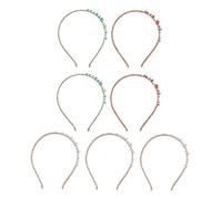 UKCOCO 7 pezzi Cerchietti Cristallo per Donne e Ragazze Accessori Brillanti per Matrimoni Feste e Speciali Comodi e Colori Misti