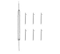 UKCOCO 7pezzi Kit Per Riparazione Orologi Pin Removibili e Cinturini Include Strumento Per Rimuovere Perni Cinturino e Cinturini Per Sostituzione e Orologi