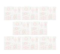 UKCOCO 8 Fogli Adesivi Impact Tape per Golf in Materiale Resistente Etichette per Allenamento Precisione Swing Accessori Golf Riusabili per Mazze Legno Ferro e Putter