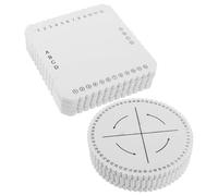 UKCOCO 8 Pezzi di Kumihimo Braiding Board: Disco Kumihimo Rotondo e Quadrato - Piastre per la creazione di Braccialetti Fai da Te - Disco in Schiuma Artigianale per progetti di Tessitura di cordini e