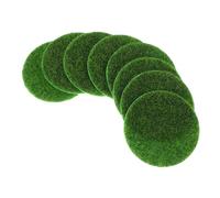 UKCOCO 8 Pezzi di Tappetino di Muschio Artificiale Verde in Nylon Non Tessuto Accessori per Giardini delle Fate Accessori per Giardini Zen All'Aperto Artigianato