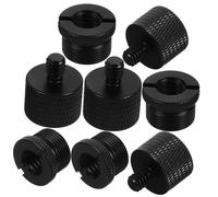 UKCOCO 8pezzi Adattatore Per Microfono in Lega Di Alluminio Conversione Filettatura Interna Da Adattatore Per Asta Da Femmina Maschio Compatibile Supporto Per Microfono