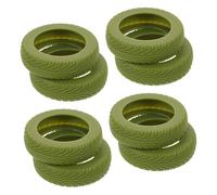 UKCOCO 8pezzi Copriruote in Silicone per Valigie Protezioni Antiusura e Silenziose Adattabili Ruote Girevoli Accessori da Viaggio Verdi