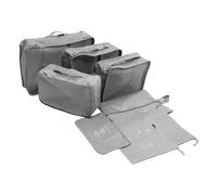 UKCOCO 8pezzi Cubi per Imballaggio da Viaggio Organizer per Valigie Set per Organizzazione di Vestiti e Oggetti Morbidi Leggeri e Facili da Pulire