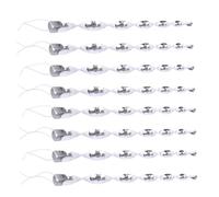 UKCOCO 8pezzi Dissuasori per Uccelli Spirale Riflettente Bastoncini Scaccia Piccioni Ecologici per Giardino Balcone e Alberi da Frutto Dispositivi Rifrangenti per Allontanare Volatili