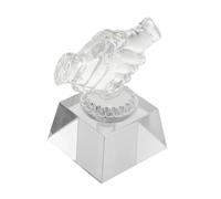 UKCOCO a Forma Pollice Trasparente Decorativo per Incisione Personalizzata Premio per Lavoratori e