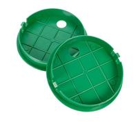 UKCOCO Accessori per Valvole Sprinkler, Coperchio Circolare per Scatola Valvole, 2 Pezzi in Plastica Resistente, per Sostituzione in Impianti Irrigazione Domestici