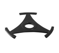 UKCOCO Adattatore Accessorio Professionale in Plastica Ecologica per Dischi in Vinile Nero Prestazioni Stabili e Conversione di Velocità per Giradischi