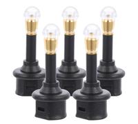 UKCOCO Adattatore Audio Ottico Femmina Spdif a Jack da 3,5mm Maschio 5 Pezzi, Materiale Pvc e Fibra Ottica, Leggero e Portatile per Cuffie