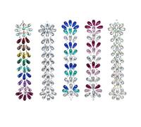 UKCOCO Adesivi 5 e Viso in per Acrilico Pezzi Decorazione Strass Facciale per Party Night e Mascherate