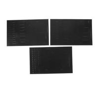 UKCOCO Adesivi Oscuranti LED per Elettronica, Set da 3 Fogli in Pvc Nero, Copertura Luce LED per Tv e Dispositivi, Riduzione Abbagliamento e Protezione Occhi, Facili da Applicare