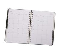 UKCOCO Agenda Accademica PU Pelle Planner Giornaliero con Copertina Resistente e Spessa Taccuino per Ufficio Scuola e Attività per Scrittura e Pianificazione