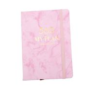 UKCOCO Agenda Rosa con Elastico Planner Giornaliero per Studenti Insegnanti e Impiegati Appunti e Organizzazione Personale