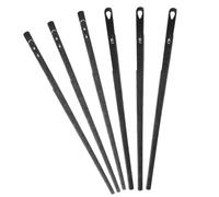 UKCOCO Aghi per Lavorazione della Pelle 6 Pezzi in Metallo Set Ago per Allacciatura Doppio e Singolo Foro per Cucito e Tessitura Fai da Te Accessori Artigianato Pelletteria