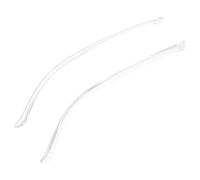 UKCOCO Aste per Occhiali Ricambio in Plastica Trasparente senza Viti Bracci Leggeri per Riparazione Gambe Occhiali Vista e Sole Accessorio Frame Facile da Montare