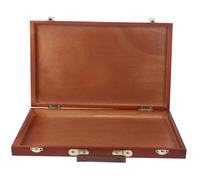 UKCOCO Astuccio per Penne Ad Olio e Acquerello Scatola per Penne da Pittura Cassetta degli Attrezzi in Legno per Pittura Scatola Vuota per Pigmenti Contenitore Vuoto per Pigmenti in Legno