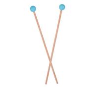 UKCOCO Bacchette per Marimba in Acero Testa in Silicone, Martelli per Xilofono Resistenti e Stabili, Coppia di Mazze per Percussioni Suono Pieno Adatto a Musicisti Professionisti