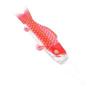 UKCOCO Bandiera a Forma di Pesce Koi in Design Giapponese Rossa per Decorazioni Esterne e Sfondo Fotografico per Feste e Celebrazioni Stili multipli